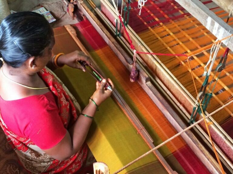 Kandangi Cotton Hand Loom Sarees