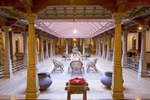 Traditional South Indian courtyard