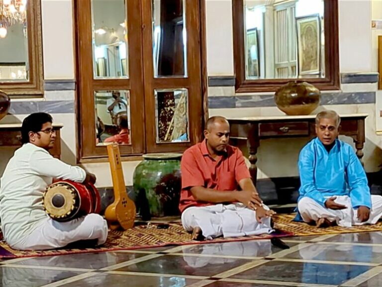 venue for experiencing traditional Carnatic songs and music performances