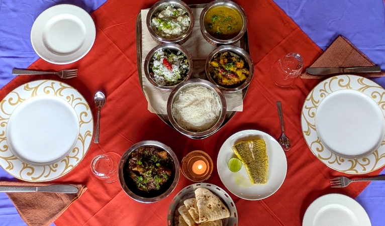 Chettinad dinner specialities at Saratha Vilas